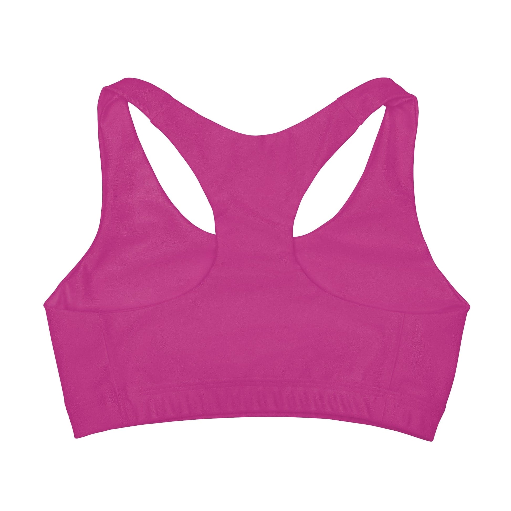 Girls' Double Lined Seamless Sports Bra (AOP) - Amazing Series